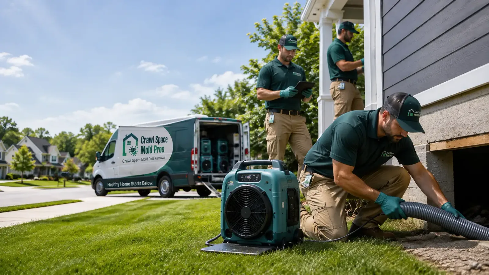 Crawl Space Mold Removal in Spring Hill, KS